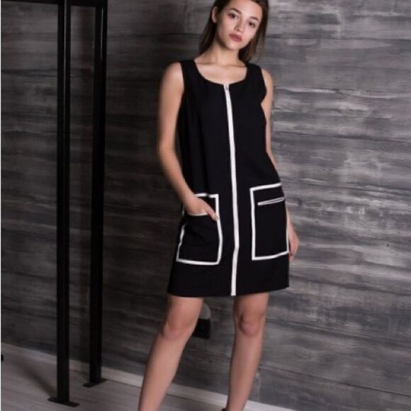 Cop.Copine Canvas Linen Robe Mod Dress Like New - Picture 1 of 8